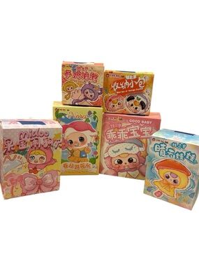 Plushies bundle including baby threes & midoo 6 items